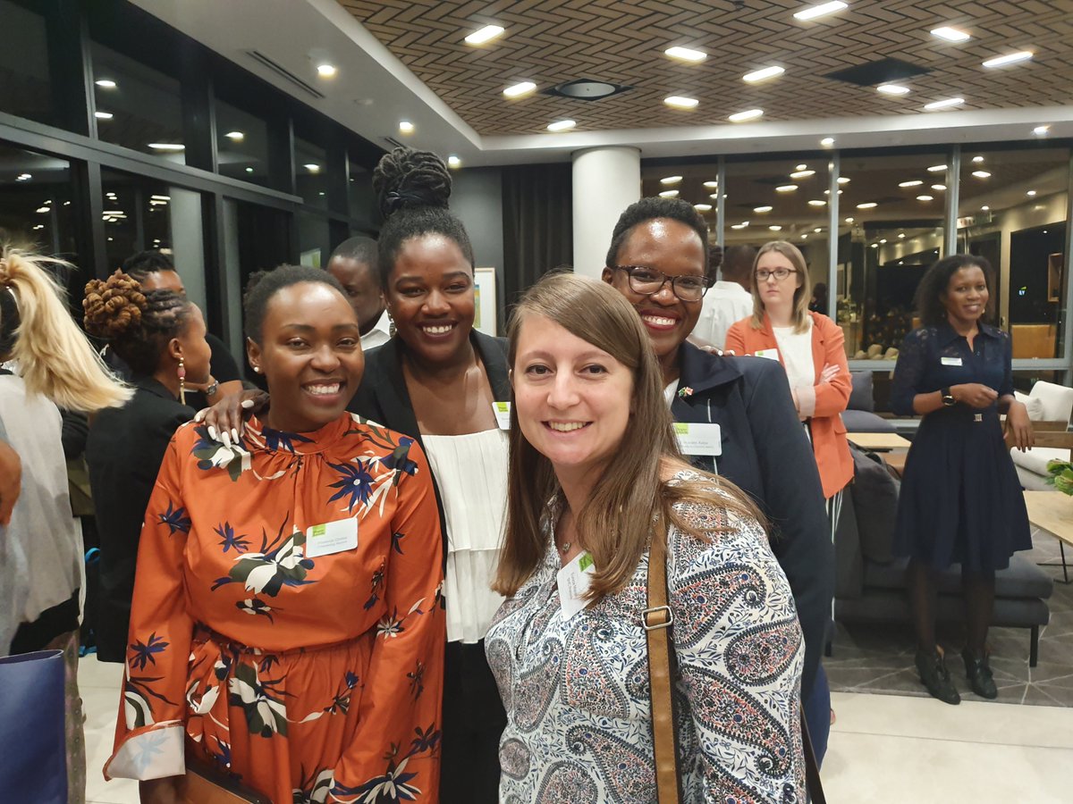 UKinBotswana's tweet photo. @UKinBotswana team and @CheveningBW Florence Chilisa attending the @cheveningfco  conference celebrating all the hardwork and how to keep growing #CheveningBW https://t.co/ot4cSMz8hL