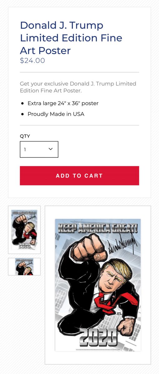 On the topic of campaign merch, the Trump team is selling some truly perplexing stuff over there