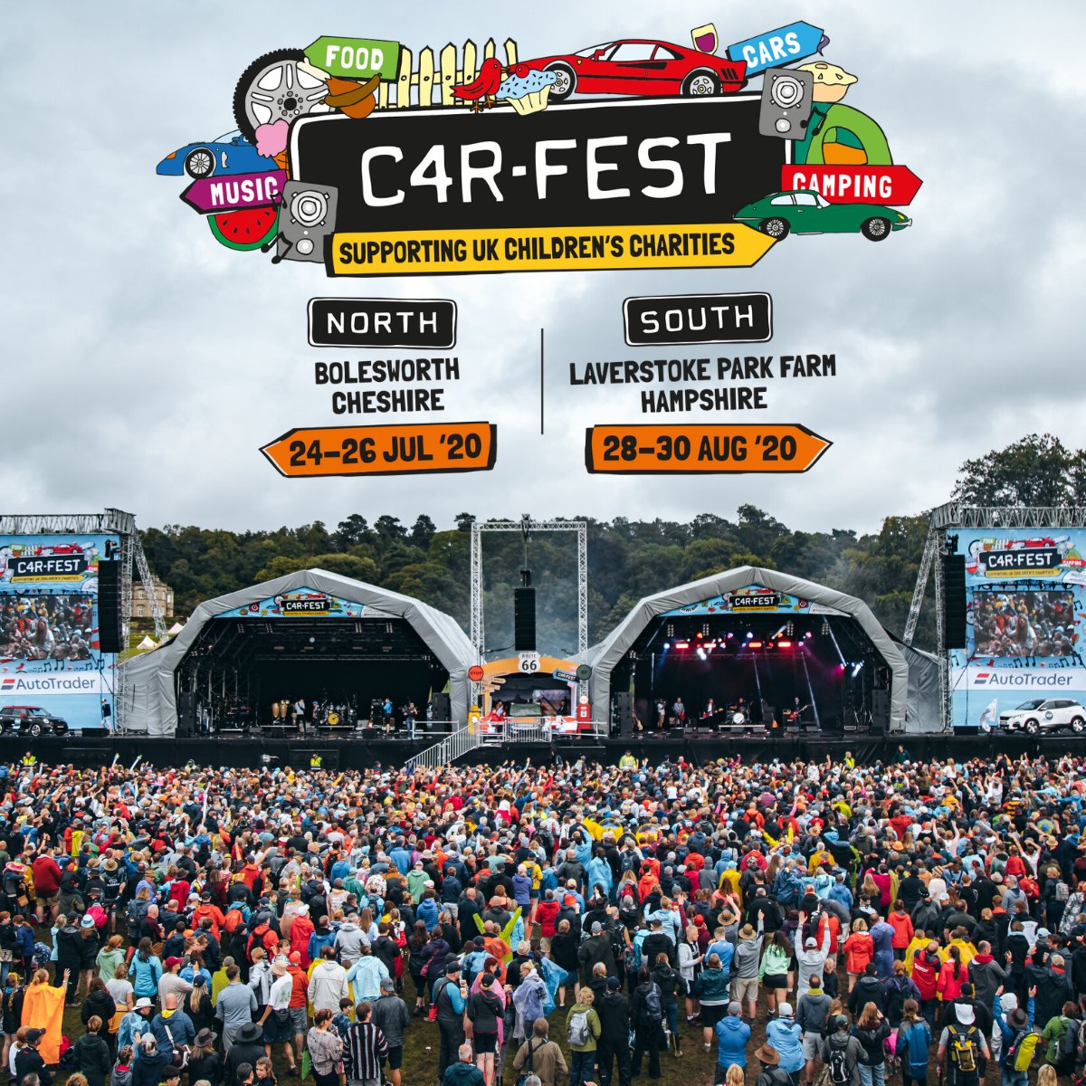 .<a href="/Carfestevent/">CarFest</a> North &amp; South 2020 tickets go on sale on Wednesday 20th November at 8am! Don’t risk missing out on tickets for the UK’s best family festival of the summer - set a reminder for when tickets go on sale here: seetickets.com/tour/carfest?s…