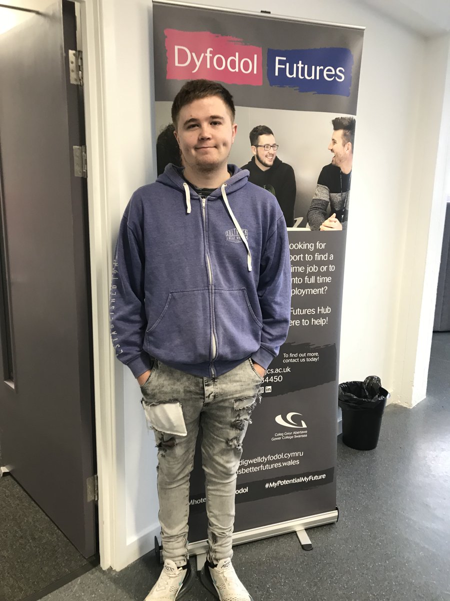 SwanseaBJBF's tweet photo. Congratulations to Futures student Corey who has just #gotthejob as a Customer Assistant at a brand new retail store! 🎊

Great news Corey, you smashed it! 👊

#MyPotentialMyFuture #success #inspire 

@GowerCollegeSwa https://t.co/YbqM3FG23D