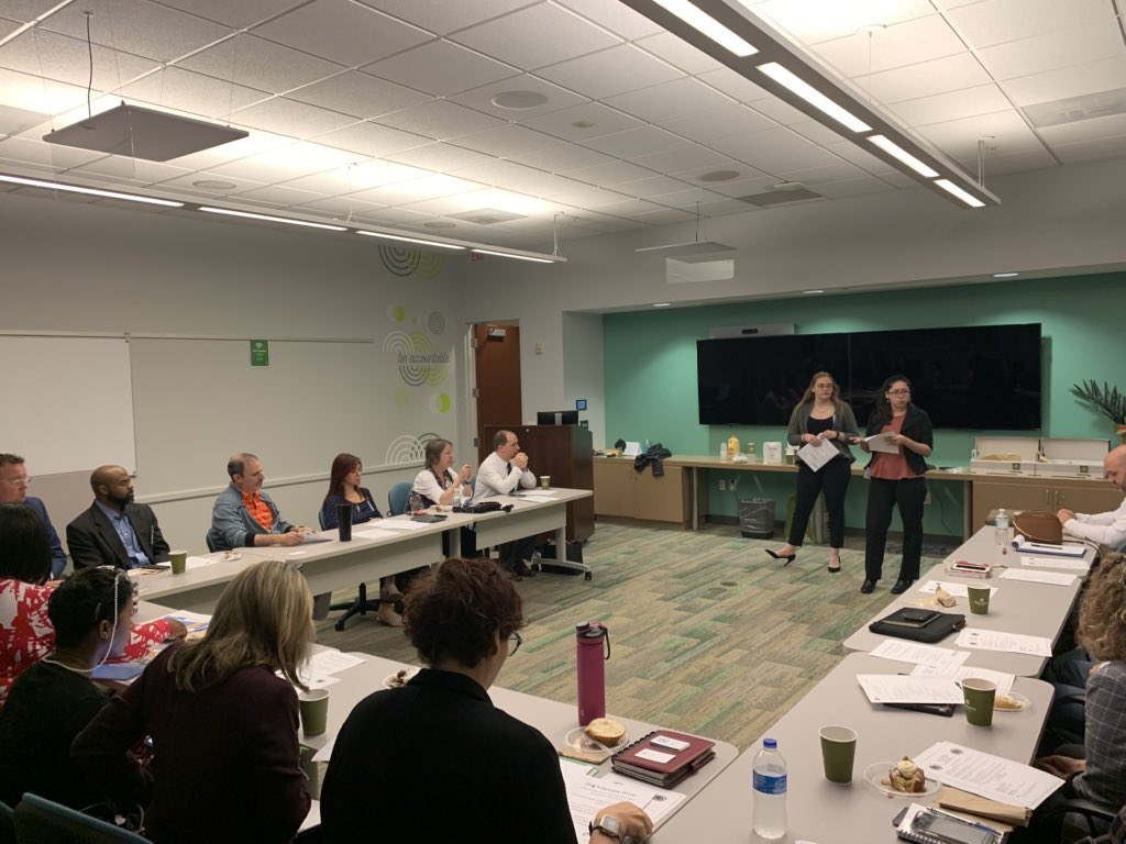 hcpsnaf's tweet photo. @NAFCareerAcads Academy of Finance Advisory Board meeting in progress! Thank you @ChamberlainHigh for presenting your awesome academy! https://t.co/PqzqKZ9B8H