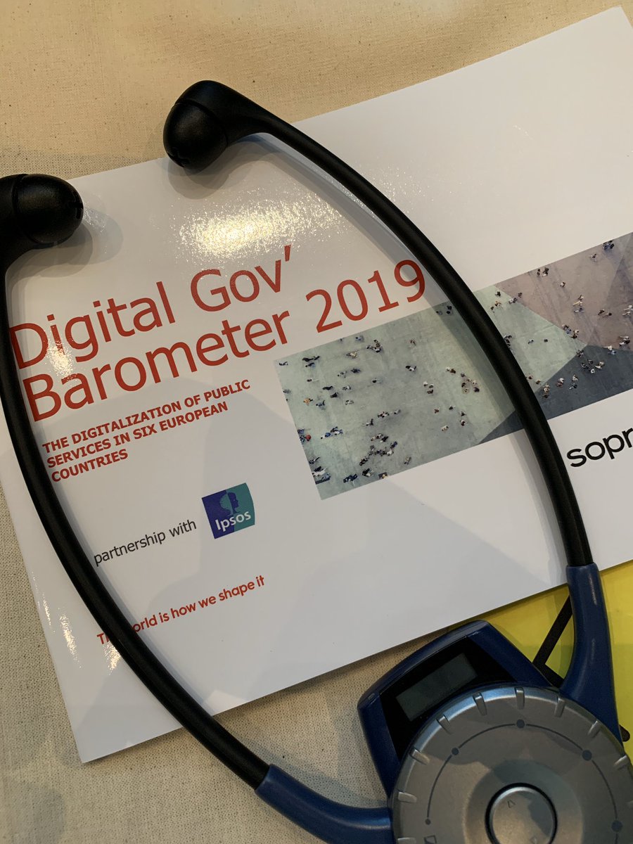 ronline4U's tweet photo. Now we‘re starting. The keyresults of the Digital Government Barometer 2019 #digigov19 @SopraSteria @SopraSteria_de @SommetGovTech https://t.co/tGF5yDwioN