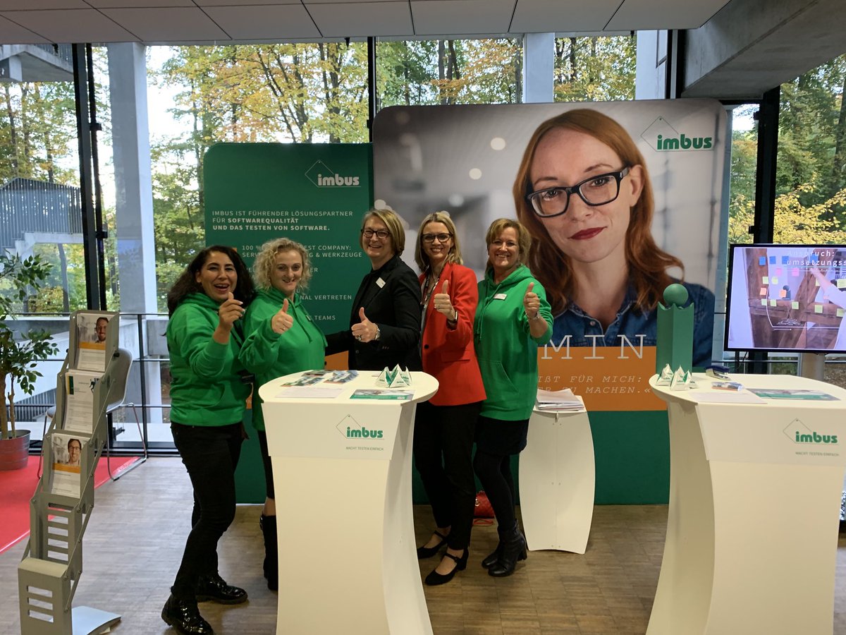 #gute Stimmung auf dem #karrieretag in #Köln im #RheinEnergieSTADION #jobmesse #imbus