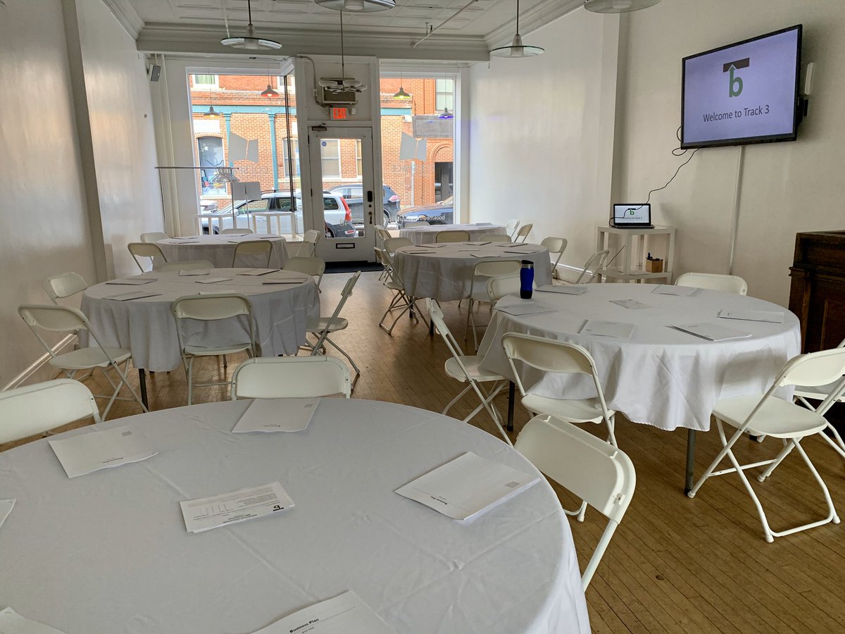 All set up and ready for <a href="/BlitzBangor/">Blitz Bangor</a> this morning! We’re excited to be a #BlitzBangor location again this year. To find out more about this annual entrepreneur conference and how to get involved next year, visit blitzbangor.com.