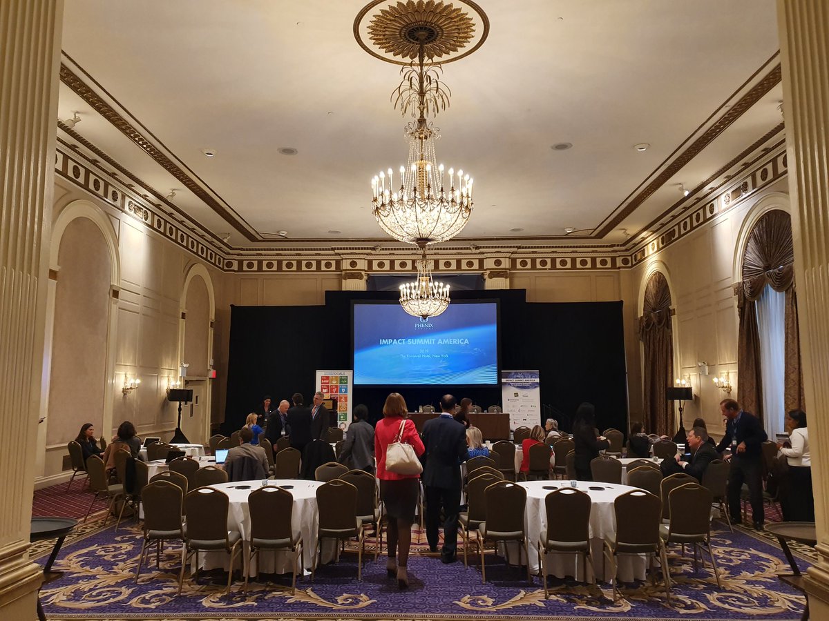 Good morning New York! Everything is ready for the first session of the #ImpactSummitAmerica We have great discussions lined up for today #Impact_Summit #ImpInv <a href="/Impact_Summit/">Phenix Capital Impact Events</a>