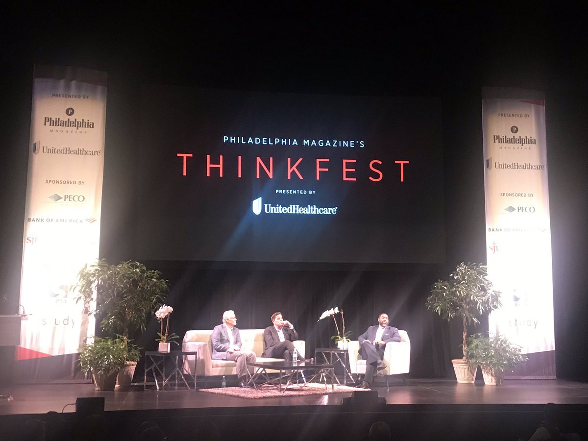 Agree with <a href="/Golderer/">Bill Golderer</a> that “we need to lift our neighbors out of poverty or the American dream has died” <a href="/PhillyMagEvents/">Philly Mag Events</a> with <a href="/OmarWoodard/">Omar T. Woodard</a> at #ThinkFest