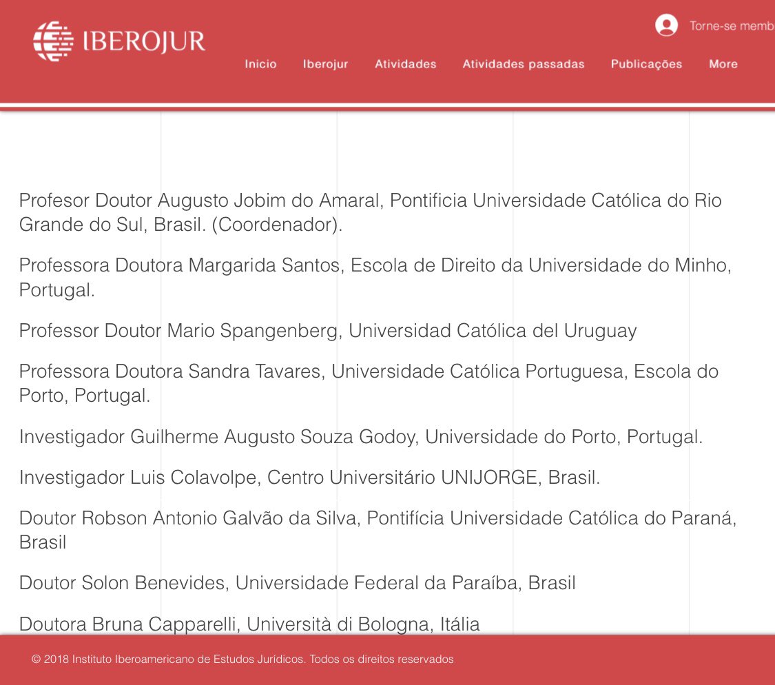 drspangenberg's tweet photo. #academia #IBEROJUR
> Muy agradecido y honrado, como uruguayo, por mi incorporación como docente referente del Área de Direito Penal del Iberojur - Instituto Iberoamericano de Estudos Jurídicos, junto a tan prestigiosos colegas de Brasil, Portugal e Italia. https://t.co/JXglpfIt2x