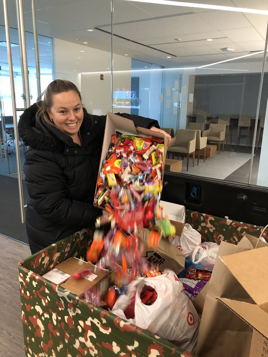 MrsBermanD76's tweet photo. The WOIS Student Council helped collect candy donations for the troops this year. Check out all that candy! #D76Diamonds #TreatsforTroops @MrsBrodskyD76 @Kurt_Preble https://t.co/2oLreTsWuR