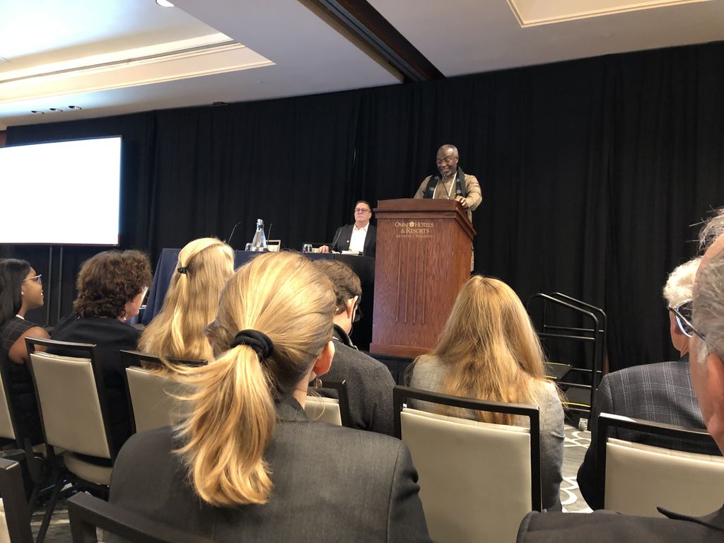 The closing panel of the 2019 American Water Summit is taking place now! The Next Generation Water Future. William Muhairwe with some wise words for our young leaders: “You don’t need to know all the answers now, you just need to know where to find them.” #AWS2019