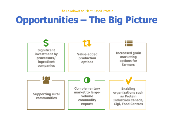 SeedWorldCAN's tweet photo. .@CANTERRABD offers a look at the "big picture" of plant-based protein opportunities! @canterraseeds #SeedRetail https://t.co/0WV2Is0lsR