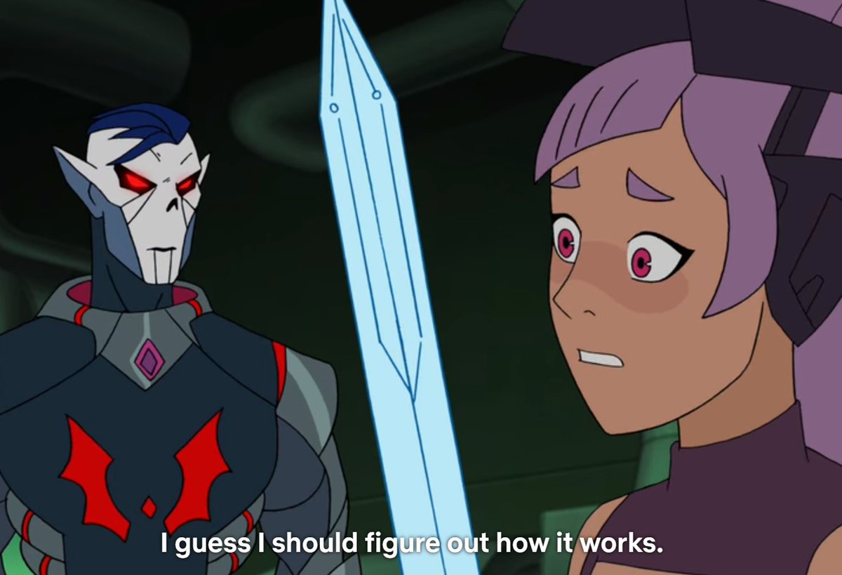 whoops they have the key for hordak to leave and.... they both look sad about it