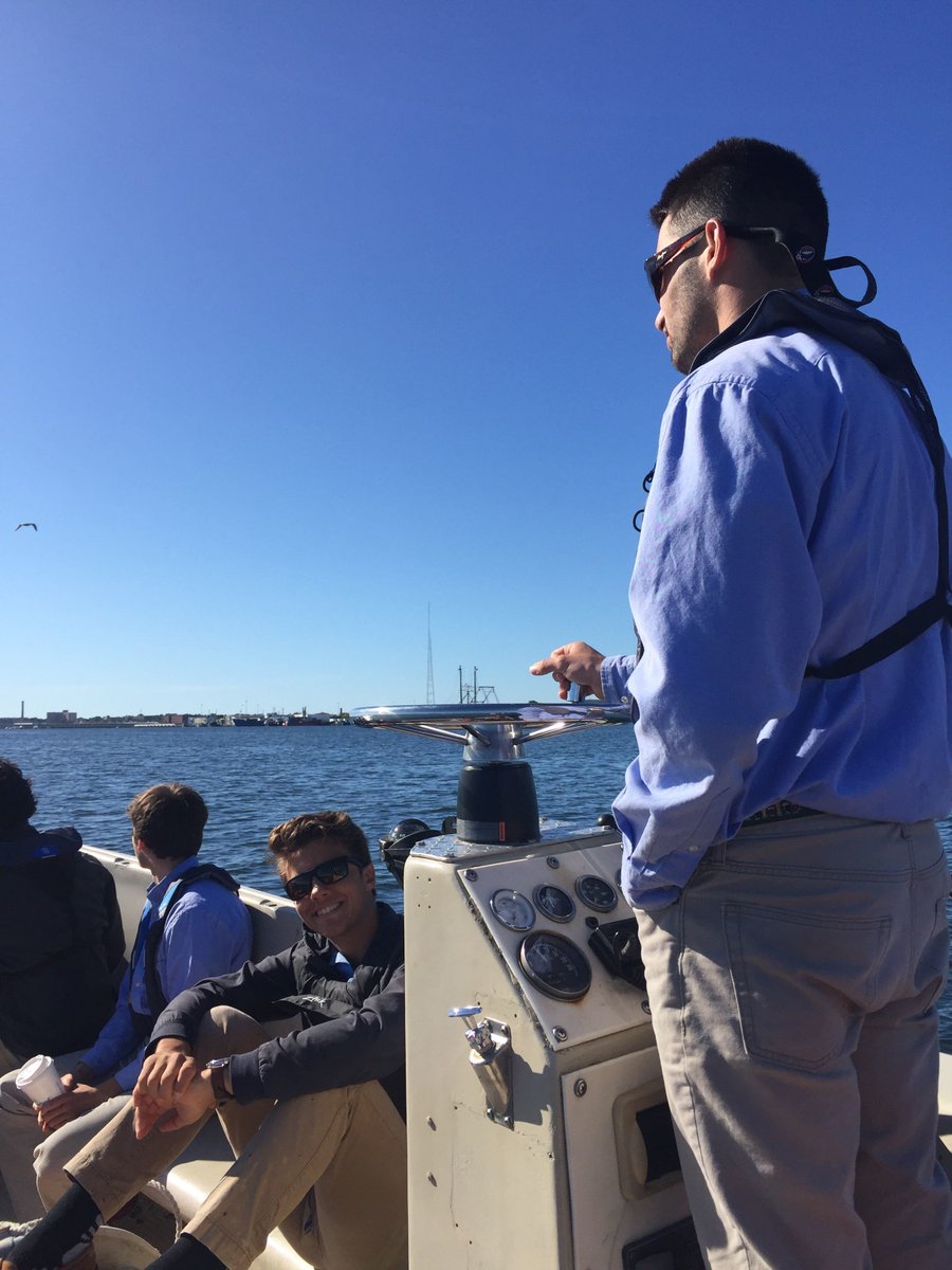 Every Friday, our Northeast Maritime Institute College of Maritime Science students get experience and training on our various #NMI vessels during Boat Time.The cooling temperatures here in Fairhaven, Massachusetts won't stop them from enjoying the water!#maritime #mariners