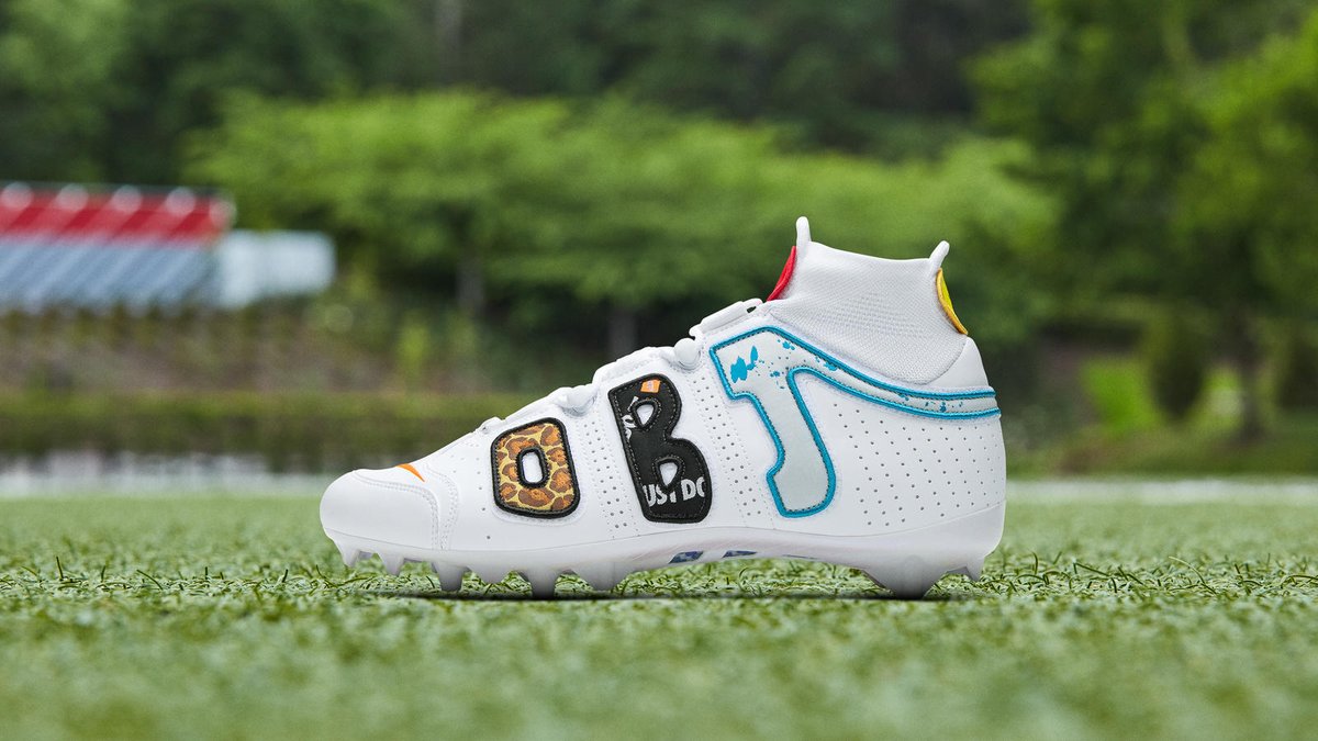 nike obj uptempo cleats