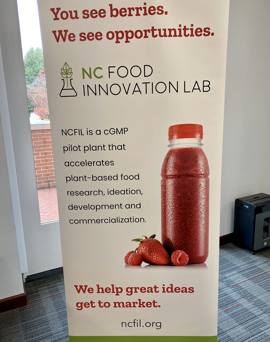 It’s a new day in food processing with the ribbon cutting of the NC Food Innovation Lab in Kannapolis.  It’s full of state of the art equipment to use for plant-based food research and food manufacturing.  
#NCFarmBureau #NCFIL