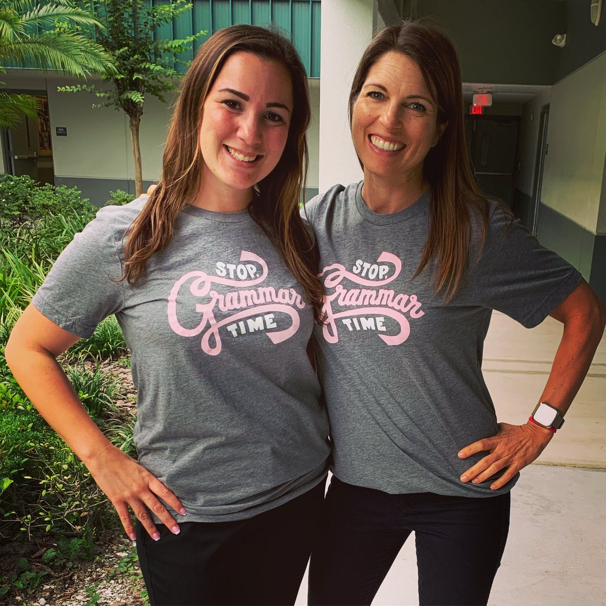 Mrs_Beatty29's tweet image. When you’re twinning at work! Thankful for my knowledgeable other and partner in crime @AutumnWitt910 ! Couldn’t do this job without her! #StopGrammarTime #MCGrammar #ReadingCoaches