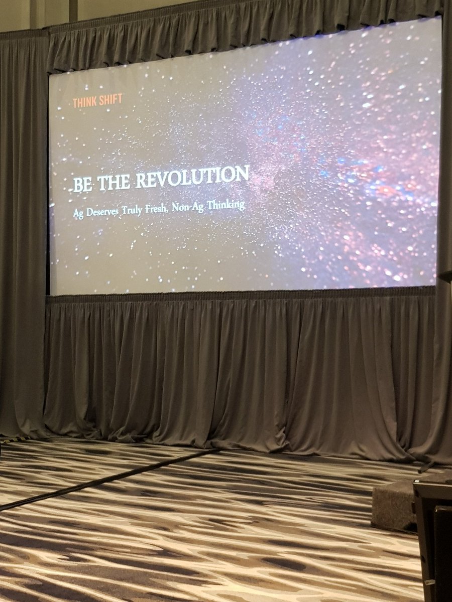 Got to listen in to a super insightful presentation with 2018 Agri-Marketer of the year  @david_lazarenko from <a href="/ThinkShiftInc/">Think Shift</a> at @BestofCAMA

As someone without an Ag background, I love to hear his opinion on inviting non-ag employees to help an organization think outside the box