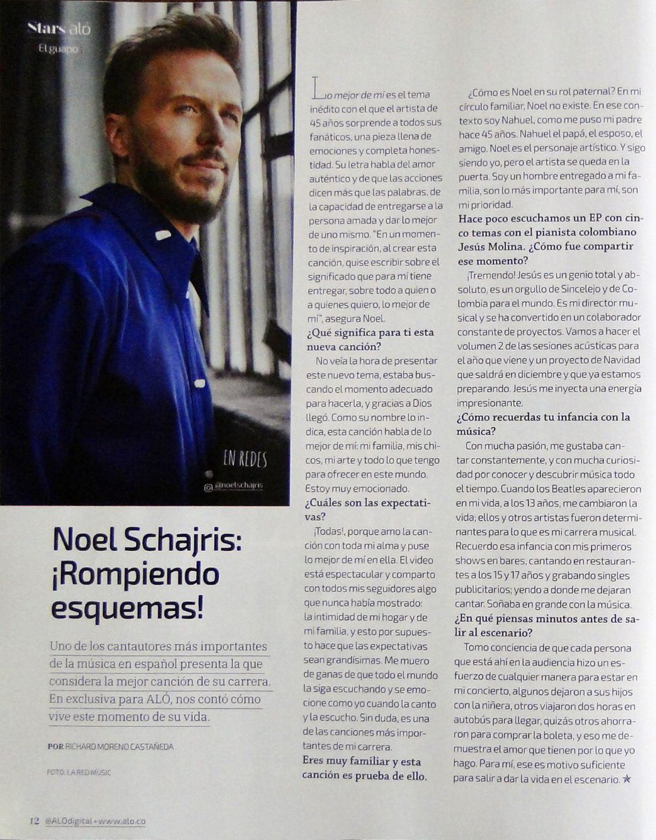 NoelSchajris's tweet photo. Gracias @ALOdigital https://t.co/V6zZHYP4ys