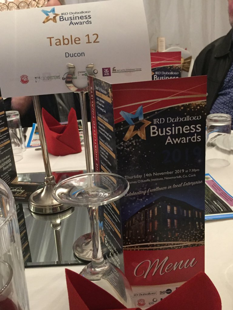 Not long to go now @#duhallowbizawards