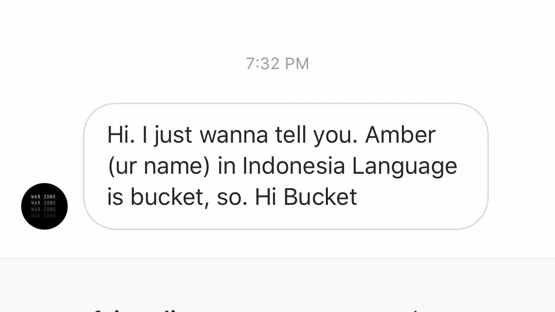 AmberScholl's tweet photo. what’s the funniest *innocent* dm you’ve ever gotten? mine has got to be this https://t.co/rzF2nSFyUe