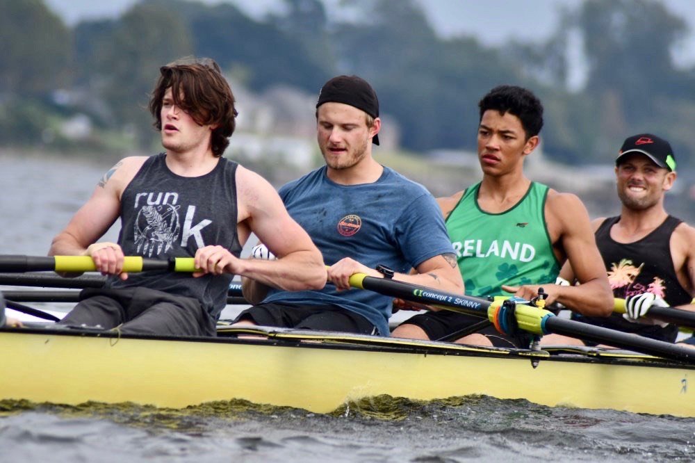 LSU's tweet photo. The movie “Swing” is filming on campus this week, and #LSU students are taking part in the movie magic. Members of @LSURowing have assisted and acted in the film, including Devin Woodson (in green) @POLI_LSU major from Annapolis, Maryland! https://t.co/aRJj6vwXoT