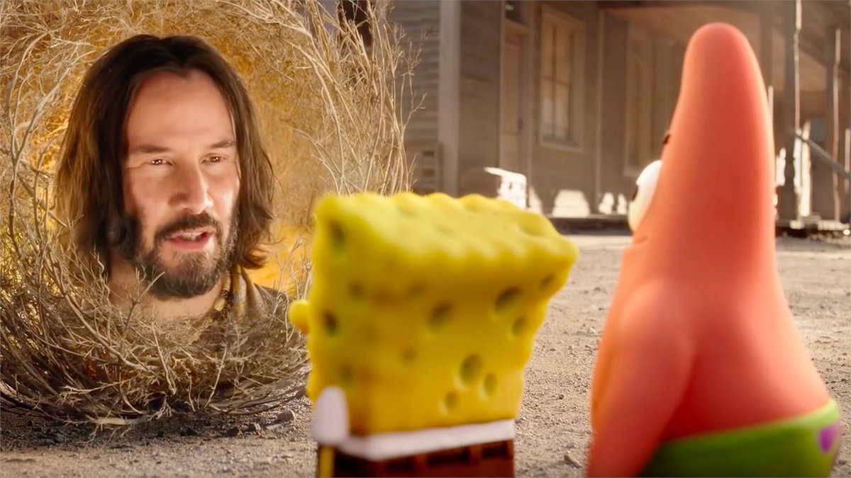 A colorful SpongeBob: Sponge on the Run trailer was just released, and it features a surprise cameo from Keanu Reeves as a sage... made out of sage. 🤷http://bit.ly/33NvIGB