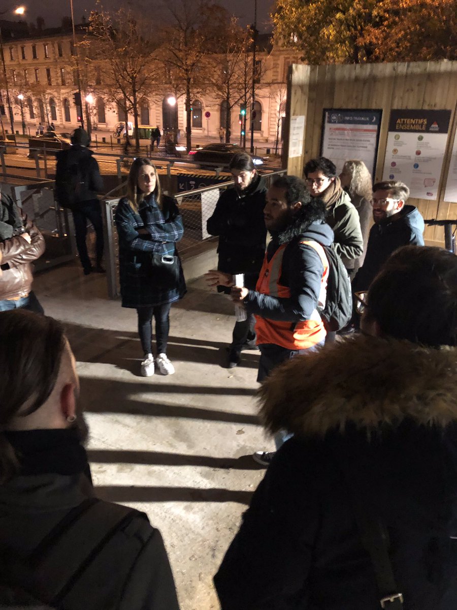 Ferro_byExtia's tweet photo. Visite du chantier #gares et #accessibilité de la #SNCF à la gare #jacqueschirac #pontalma 
Oussama #Amoeg au #sda ! https://t.co/Lz0yp8DVde