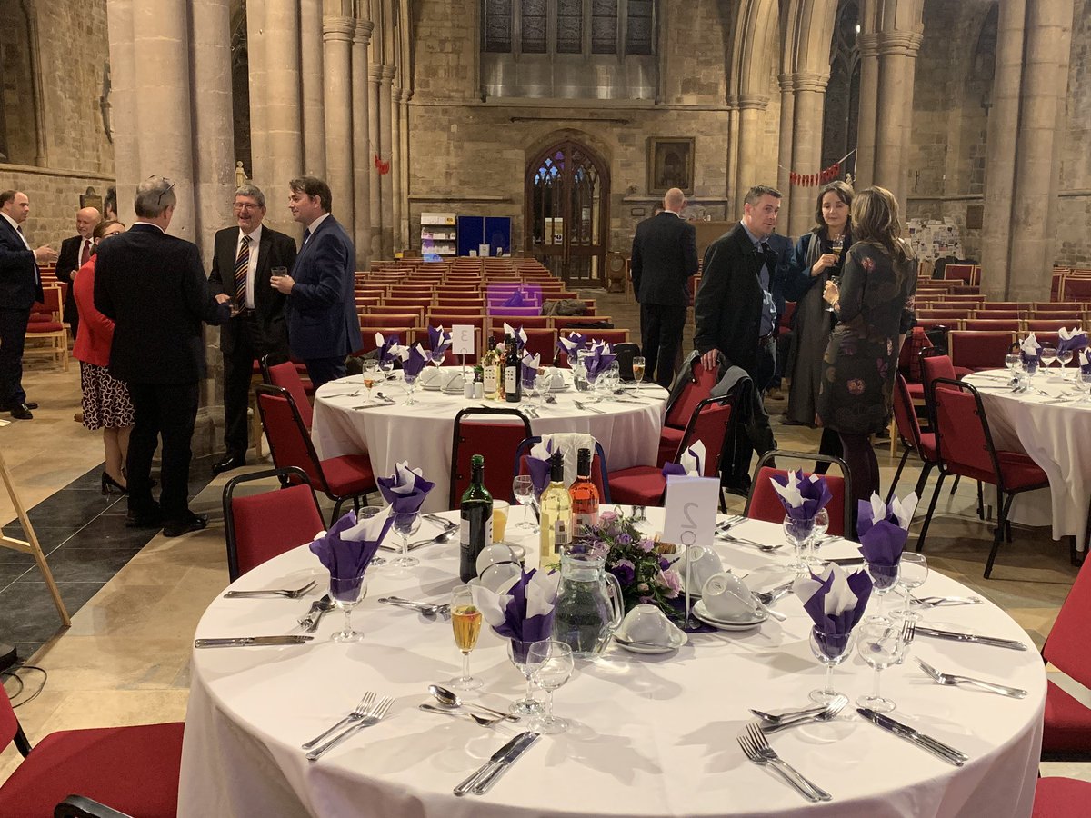 All set for tonight’s <a href="/PurpleFlagATCM/">Purple Flag</a> awards #Melton #Purpleflag <a href="/meltontimes/">Melton Times</a> Beautiful setting in <a href="/heartofstmarys/">St Mary's Church Melton Mowbray</a>