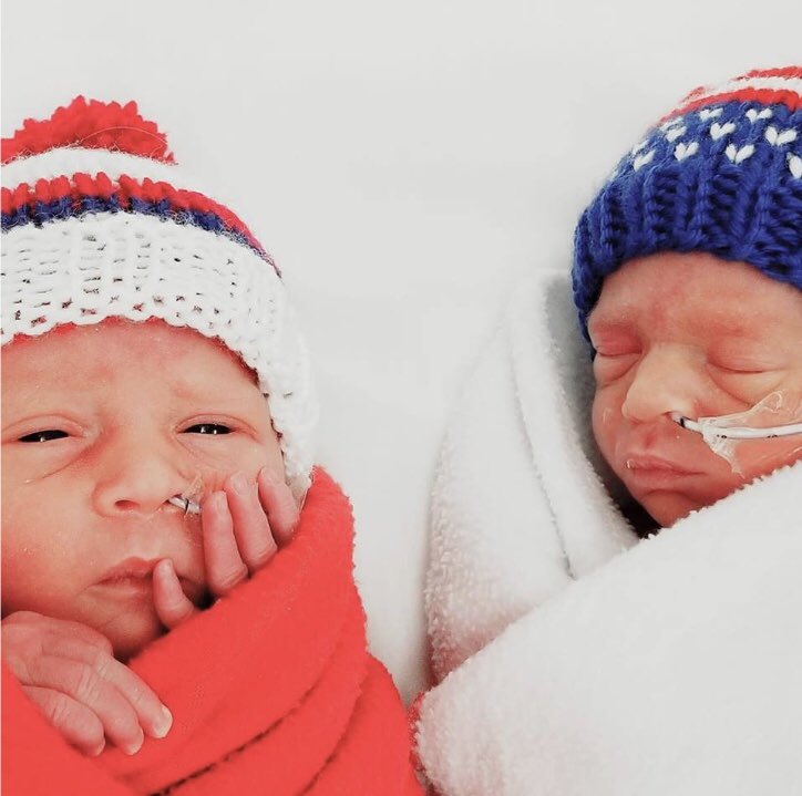WartburgDM's tweet photo. Our miracle kiddos Carver and Caroline turned ONE this year! 💙 We are challenging all of our participants to get 2 donations in this hour in support of these TWO miracles!! ✨ 

#MissionMiracles #To30KandBeyond https://t.co/ovMniOUPga