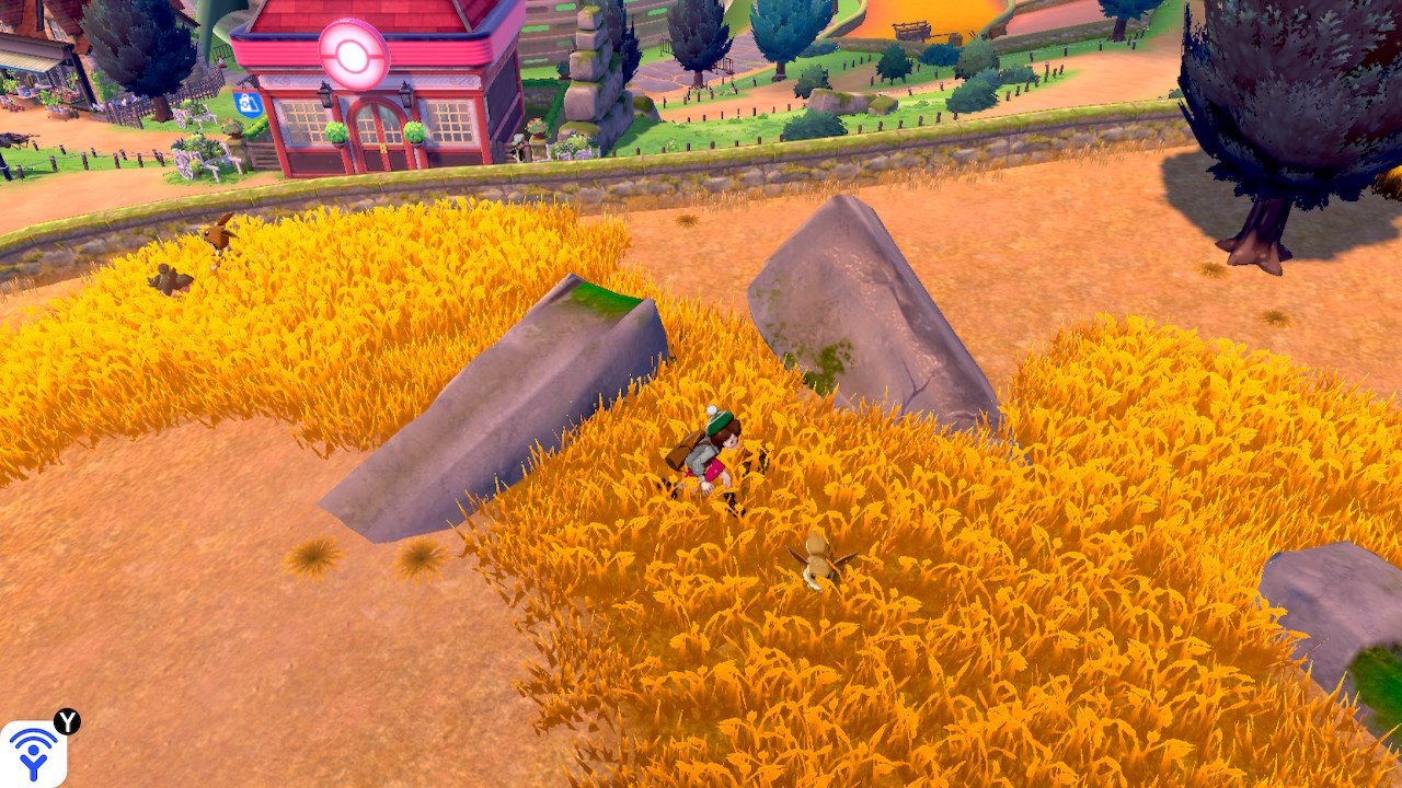 ポケモンゲーム情報 Sifuのポケモンスイッチ攻略press イーブイの出現場所があった ４番道路の奥の草むら イーブイの着ぐるみを着ているトレーナー がいる辺り イーブイの詳細を下記記事にてまとめました T Co Ldlukyeq3p ポケモン剣盾