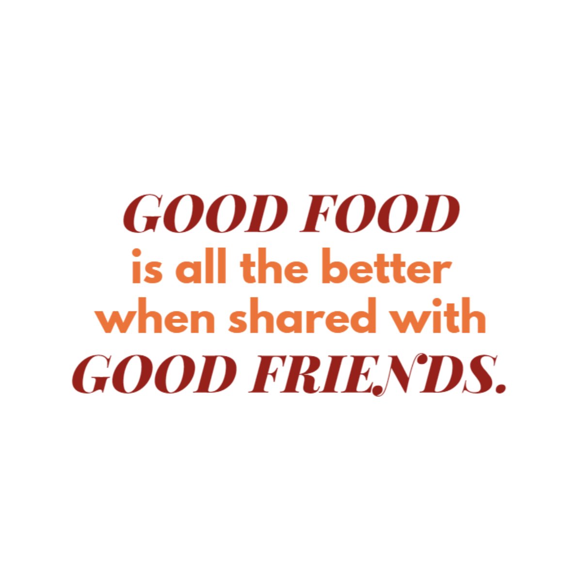 Tag a friend you'd like to grab some lunch with!