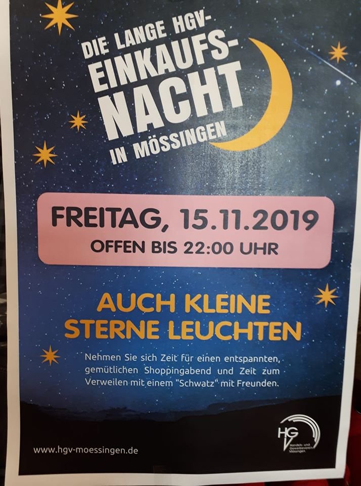 Wir sind morgen dabei - und freuen uns drauf, kurz vor dem Weihnachtswahnsinn noch einmal richtig Zeit zu haben für unsere Kundinnen und Kunden. 
Besser gesagt: Für unsere ganz und gar famosen Kundinnen und Kunden!