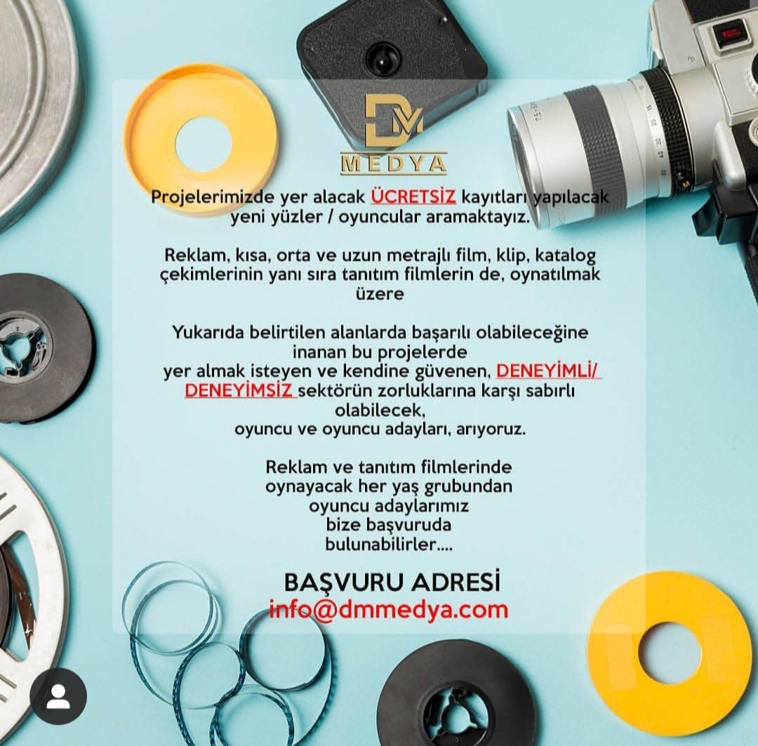 Projelerimizde yer alacak oyuncu aramaktayız... #Ücretsiz #cast #KısaFilm #Film #Yapım #reklam #Kurgu #Sinema #Sanat #Tasarım #Üniversite #Eğitim #Genç #mersin #ögrenci #kyk #fotoğraf #medya #sinema #oyuncu #oyunculuk #klip #sanat #müzik #Üniversite #tv #mersin #medya #sahne