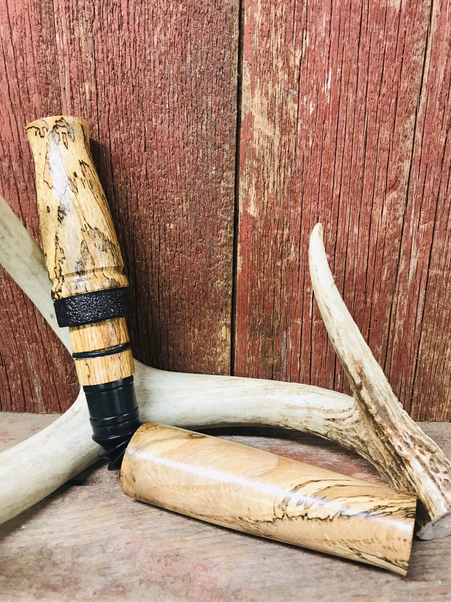 rondavis_calls's tweet image. Recently completely this custom spalted oak Deer grunt.  #deerhunting #callmaking