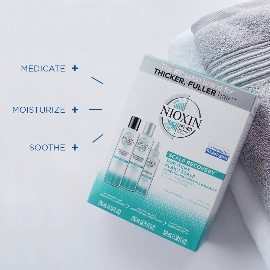 Reminder to hydrate! Cleanse and revive your skin using #NIOXIN Scalp Recovery. This 3-step treatment provides moisture balance which soothes dry, itchy scalps and prevents hair breakage. #MindBodyHair #FullerHairFullerLife