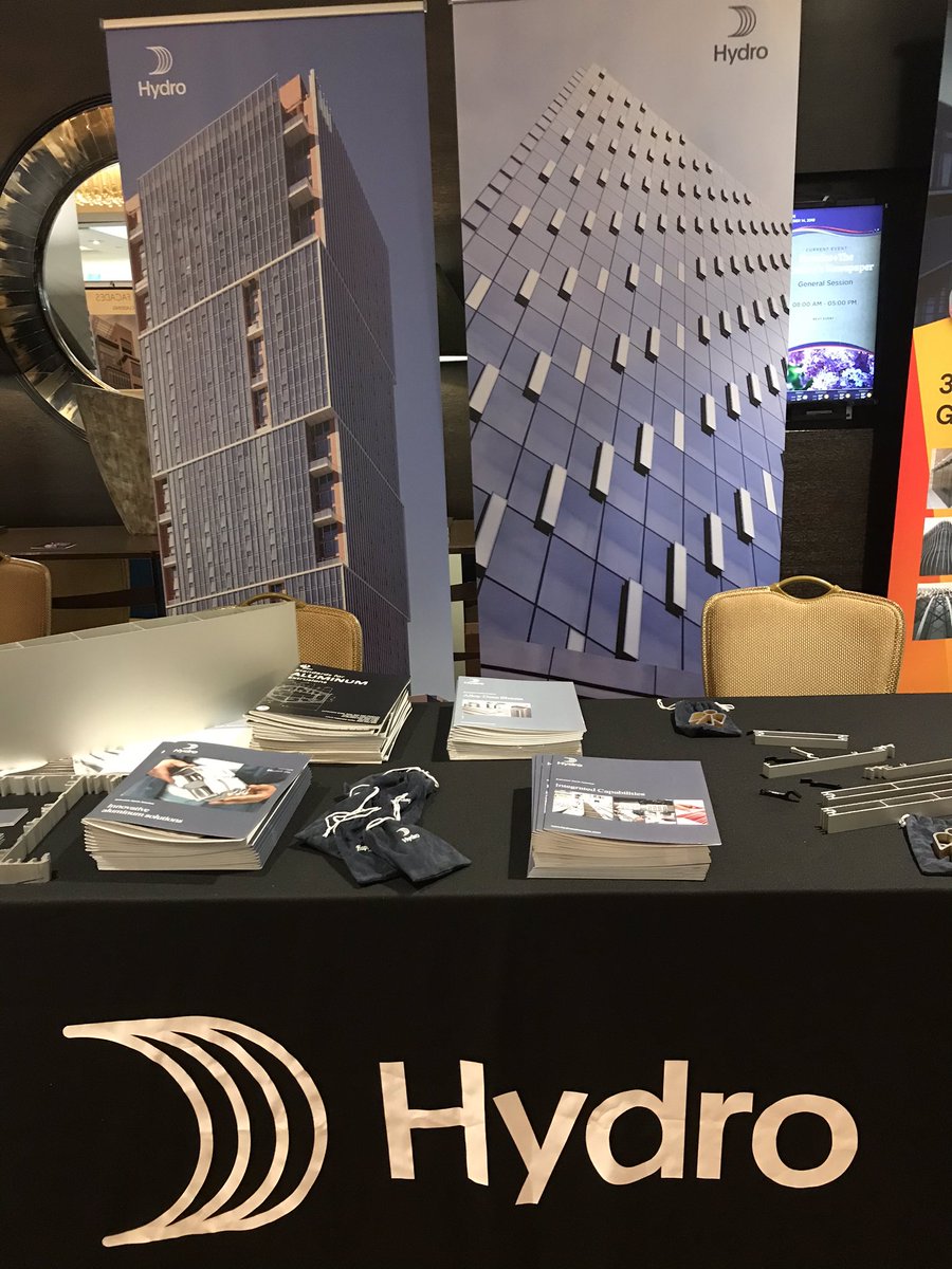 The booth is ready!  Come see me for your aluminum extrusions!  AND THE NEW CHRISTMAS ORNAMENT IS HERE 😇 <a href="/NorskHydroASA/">Inactive</a>