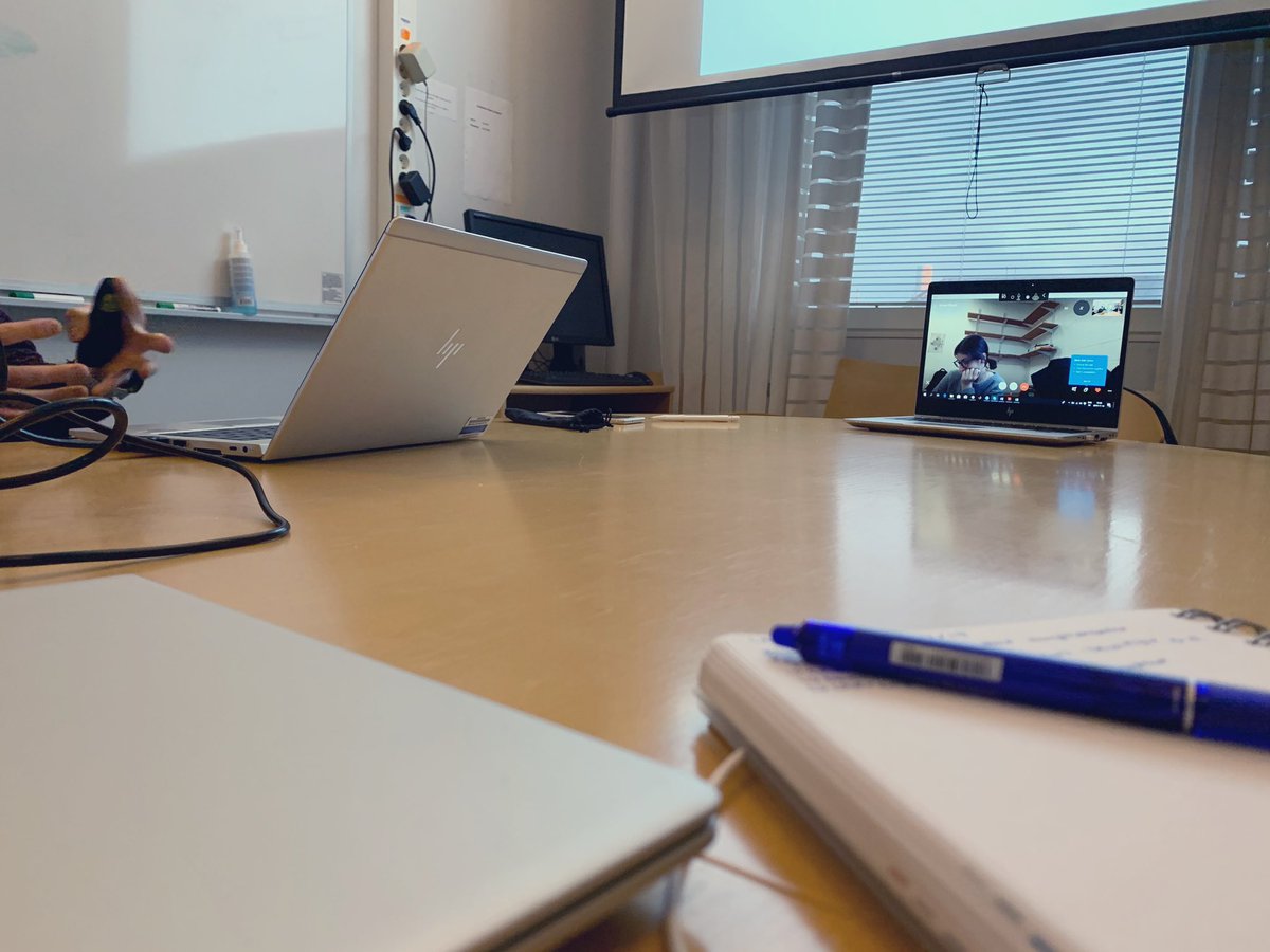 Since part of our group is spending their time abroad right now, it was the first time we had a #labmeeting using <a href="/Skype/">Skype</a>. Not bad! #visitingresearcher #PhDChat #obesity <a href="/uniofgothenburg/">Uni of Gothenburg</a> #obesityresearch #AcademicTwitter