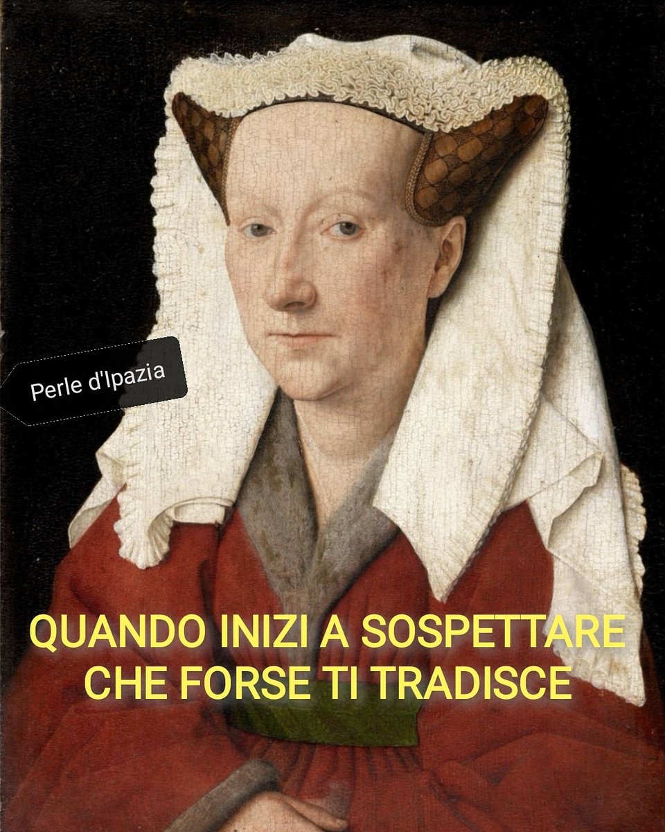 IpaziaStraw's tweet photo. Ritratto di Margherita van Eyck, 1439
Jan van Eyck

#JanvanEyck #Ritratto  #MargheritavanEyck
#corna #tradimento #sospetto https://t.co/WWp26NuIM8