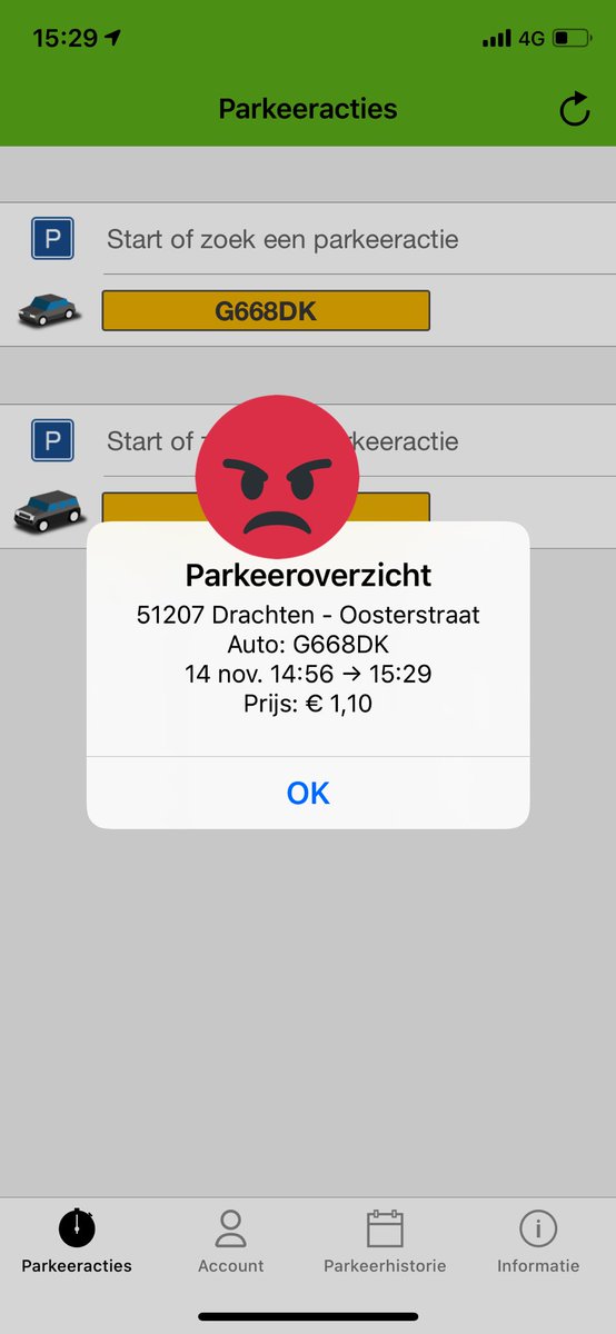 Bedankt @_Smallingerland een parkeerboete krijgen terwijl je keurig @parkmobilenl gebruikt. Nu moet je dus ouderwets een bezwaarbrief met bewijslast maken en per post versturen. Zou een button voor uploaden op jullie site niet handiger zijn? #anno2019