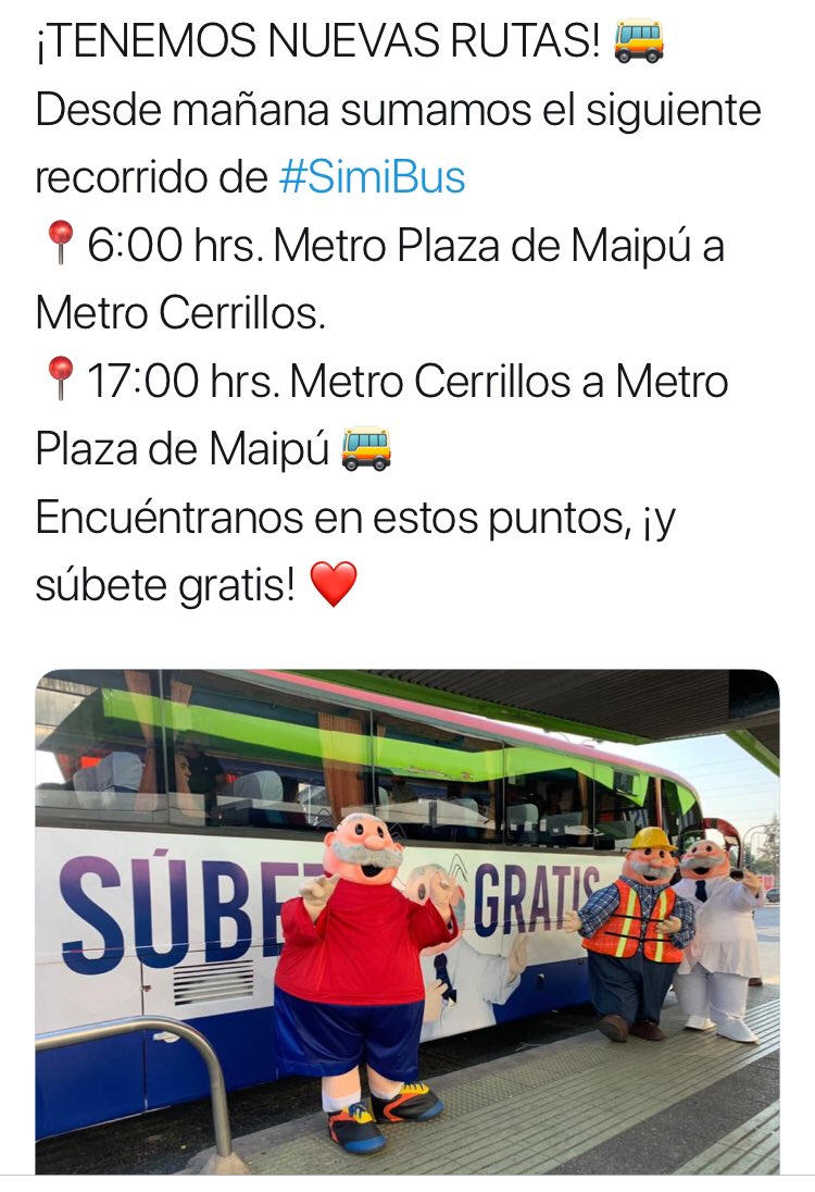 pablobonansea's tweet photo. Grande Simi y la ctm #FarmaciasDoctorSimi @DrSimiChile @drsimioficial @FarmaciasSimi #SimiBus👏👏👏👏 https://t.co/5PhLDVD7LH