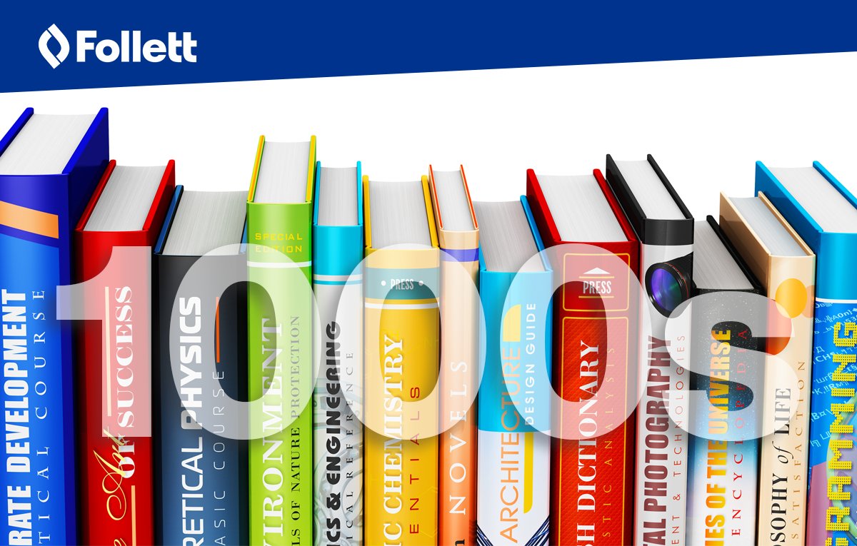FollettSoftware's tweet photo. Browse new #textbooks from thousands of publishers and save big and shop certified pre-owned. Follett is your one-stop shop for all textbooks, #workbooks and #supplementals. https://t.co/hBxpuKbaTy https://t.co/8fp1TEZYDi