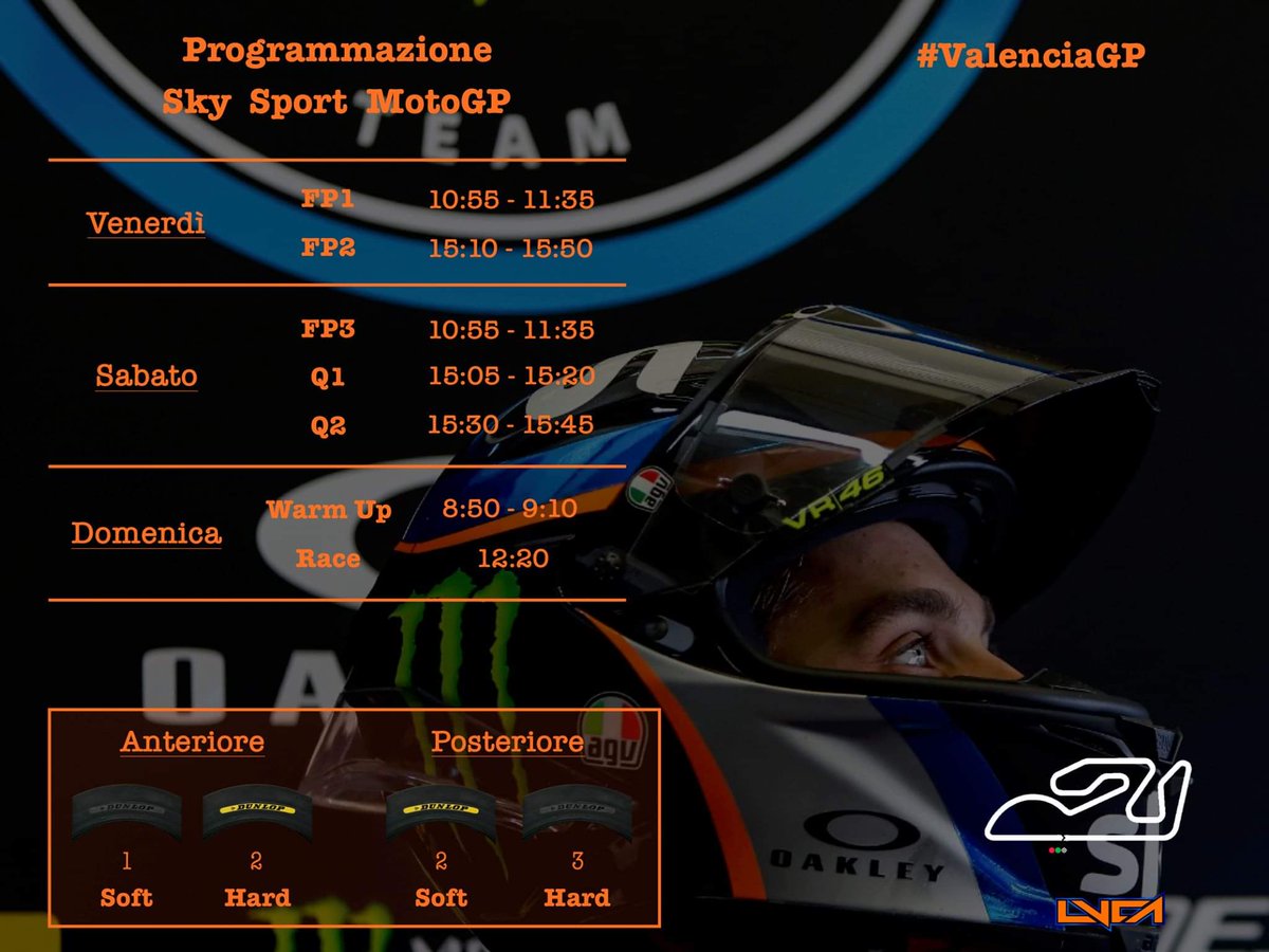 | Programmazione | | @SkyRacingTeam | | Moto2 World Championship | #ValenciaGP #SkyVR46Val