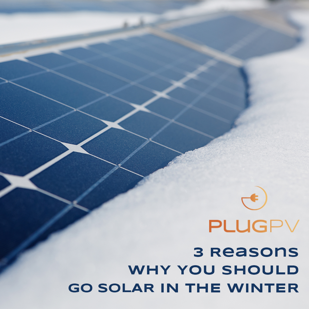 PlugPv's tweet photo. 3 Reasons Why You Should Go Solar In The Winter:
Solar panels work better in colder temperatures
Bank your excess energy for the hot Summer months
You can typically get solar installed more quickly in the winter months https://t.co/gkytE4wMxp