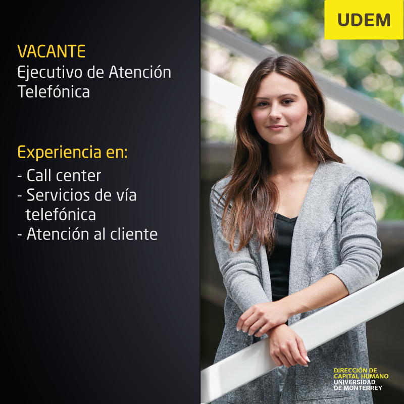 UDEMJobOpps's tweet photo. ¡Únete al equipo como Ejecutivo de Atención Telefónica! Conoce los requisitos y postúlate en👇👇
https://t.co/33yPHaXfNC

#Ejecutivo #AtenciónTelefónica #Teléfono #AtenciónAlCliente #Llamada #UDEMJobOpportunities #UDEMJobOpps #EnLaUDEM https://t.co/4yPz8670vE