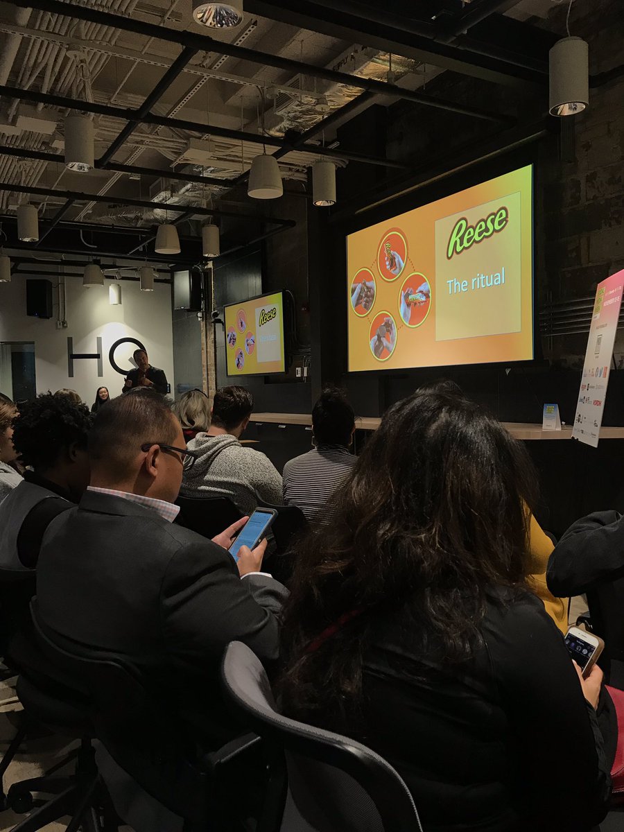 mar_sh_mallows's tweet photo. Loved hearing how taking a step out of the box and “innovating not emanating” can pay off in the marketing world @mathg13 #SMWTo #SoSchuMedia https://t.co/0FLeTHM53L
