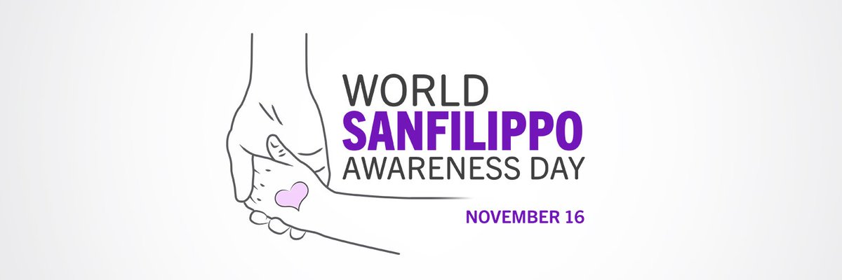 We are proud to support #WorldSanfilippoAwarenessDay on Saturday November 16th. Sanfilippo Syndrome is a rare disease that causes severe dementia and loss of skills in children. Please share to show support for these children and families. #handsofhope