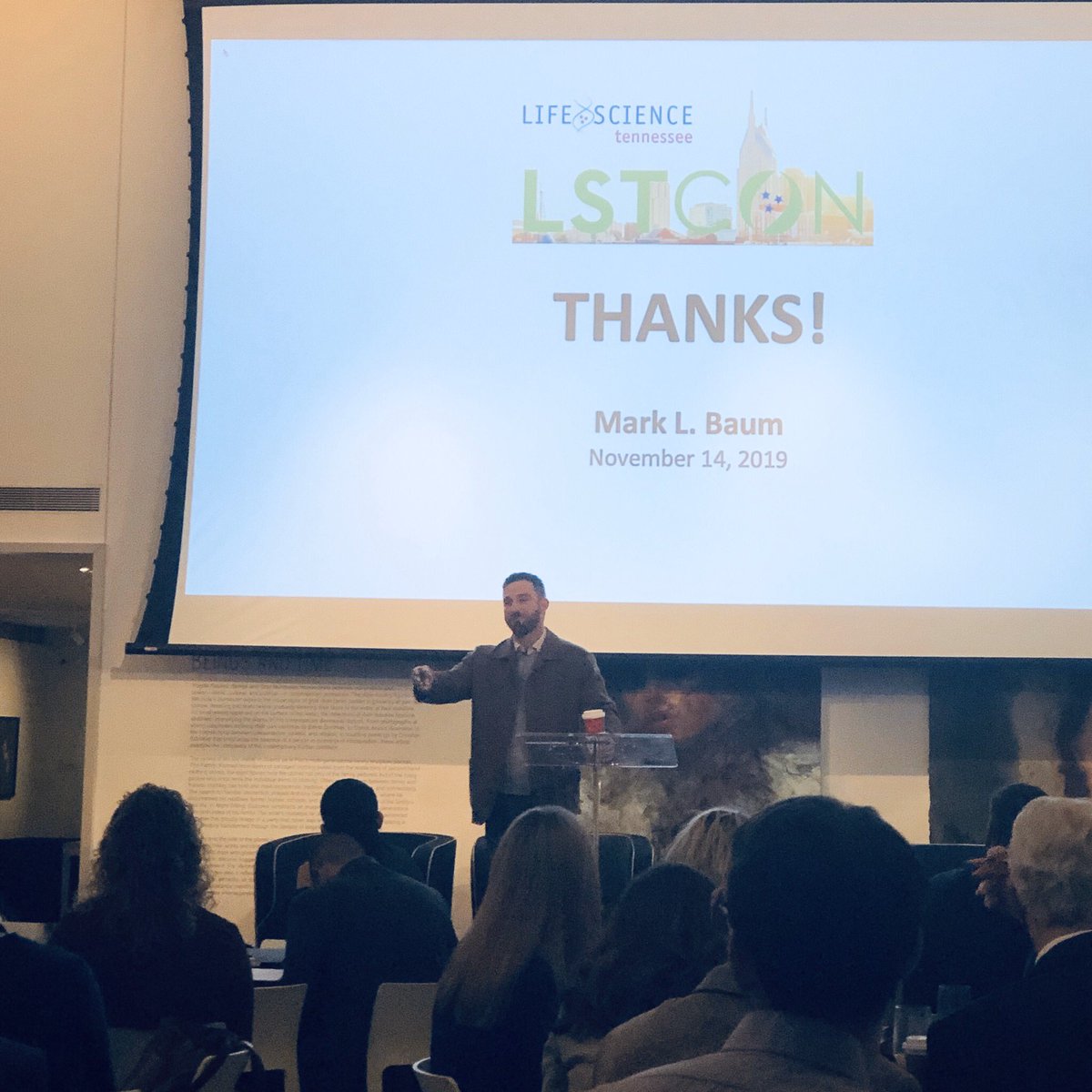 epimemphis's tweet photo. .@TedTownsend901, @LifeSciTN Board Chair, kicks off #LSTCON2019 // Keynote speaker Mark Baum, founder of Harrow Health, talks about putting patients first, relocating his business to #Tennessee from CA, and the innovation and entrepreneurial opportunities here. https://t.co/WCfmjnu2Hm