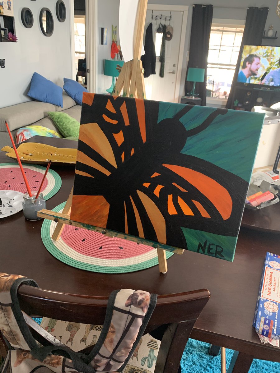 neruvolo's tweet photo. This lil butterfly buddy of mine was born with a wing deformality. Although he ultimately didn’t make it, he will live on in the various art I created in his inspiration (and I’m not even done yet😉). Transformation is beautiful. The joy is in creationism. Always and forever ❤️🦋 https://t.co/AgWuTPeVyD