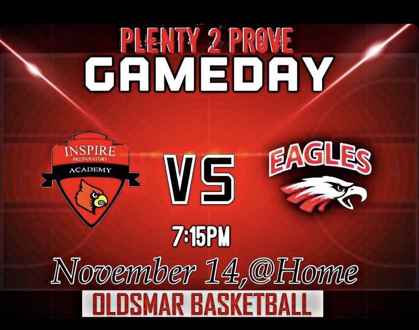 OCSHoops's tweet photo. GAME DAY!! OCS vs. Inspire Prep

⏰7:15pm
📍Oldsmar Christian https://t.co/sfko5PXYXL