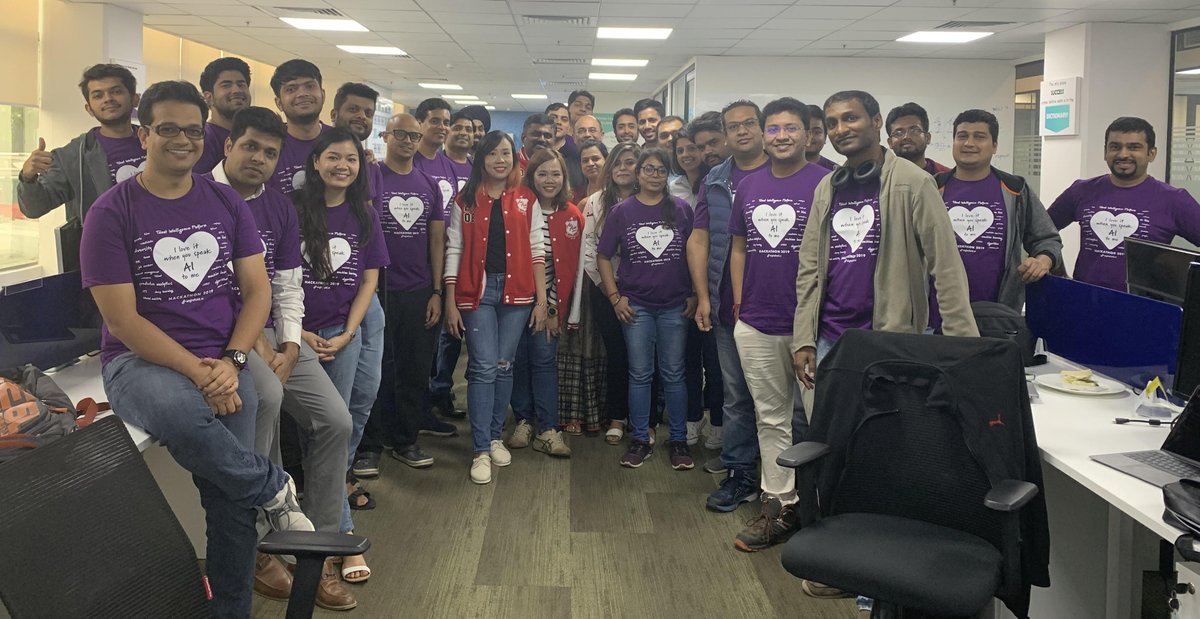 eightfoldai's tweet photo. The Eightfold Hackathon is back and we've gone global! Many thanks to the Eightfold team members in our India and US offices that made our first Global Customer Hackathon a success! Thank you to our customers who joined us to rethink the talent space and innovate right away! https://t.co/0c38KnFySx