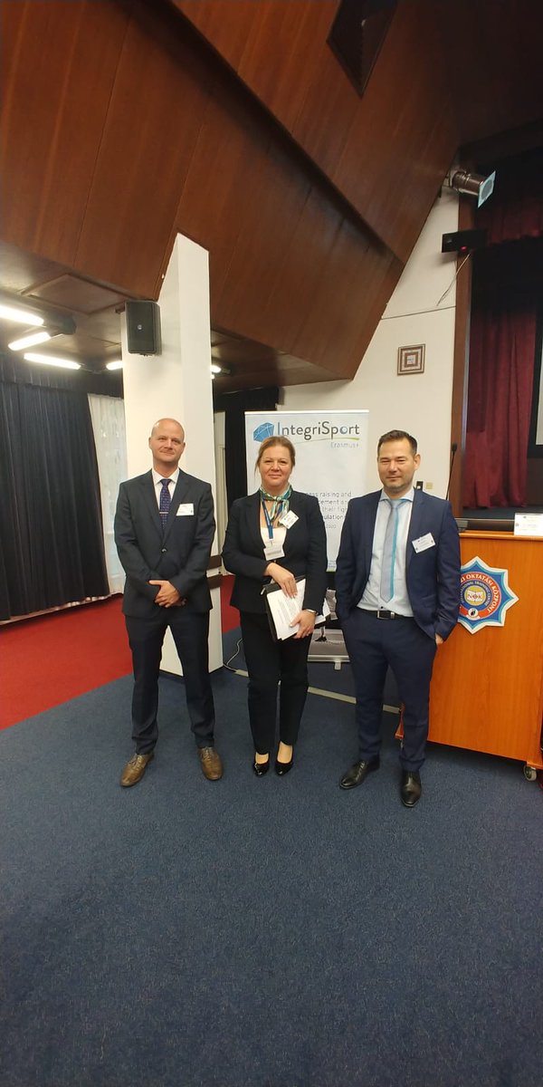 Our #Hungarian awareness raising  for Law Enforcement &amp; Judiciary fighting #sportmanipulation has concluded. THANKU Hungarian Police &amp; NTCA for your support. Special thanks #RichardSzongoth &amp; #PeterVarga for organizing &amp; engaging! #Integrisport #Erasmusplus no to #matchfixing